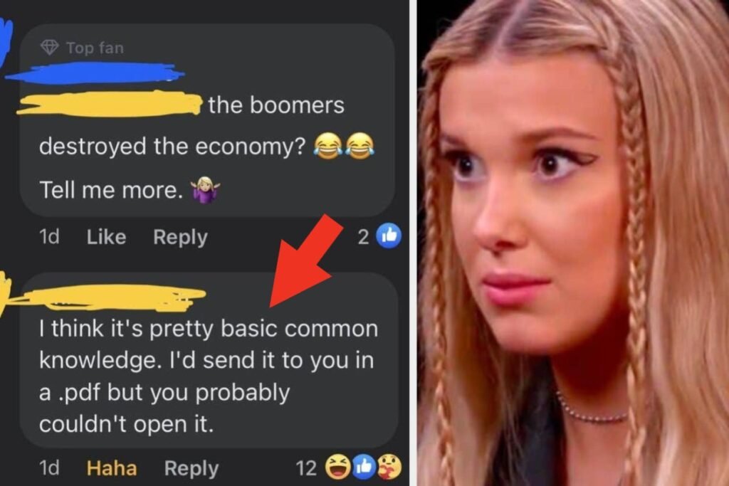 28 Times Millennials And Gen Z’ers Roasted Boomers So Bad It Sent Their Rear-End Back To The Damn Stone Age