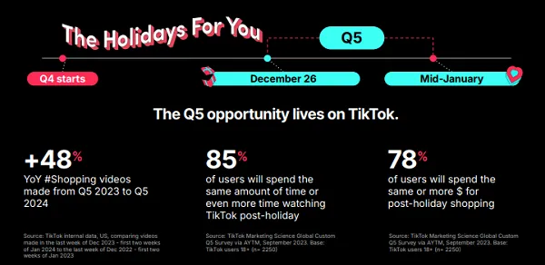 TikTok Publishes New Guide to Post-Christmas Marketing