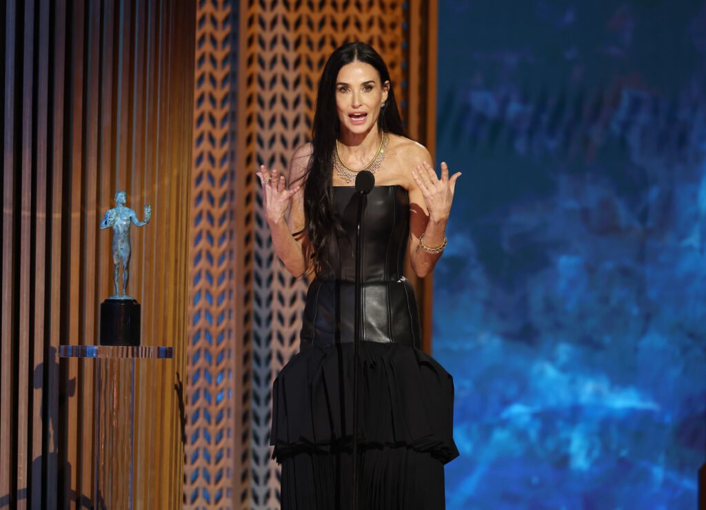 Demi Moore Credits “Truth And Humanity In A Performance” For Lead Actress SAG Awards Win: “It’s What We Connect To”